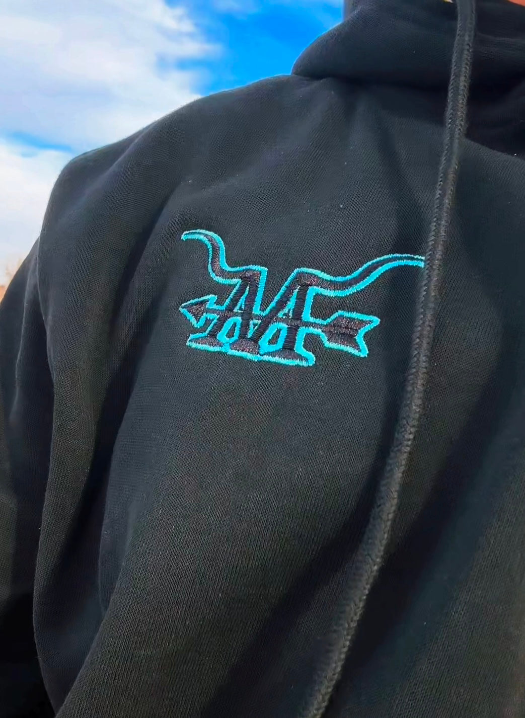 Feathered hoodie