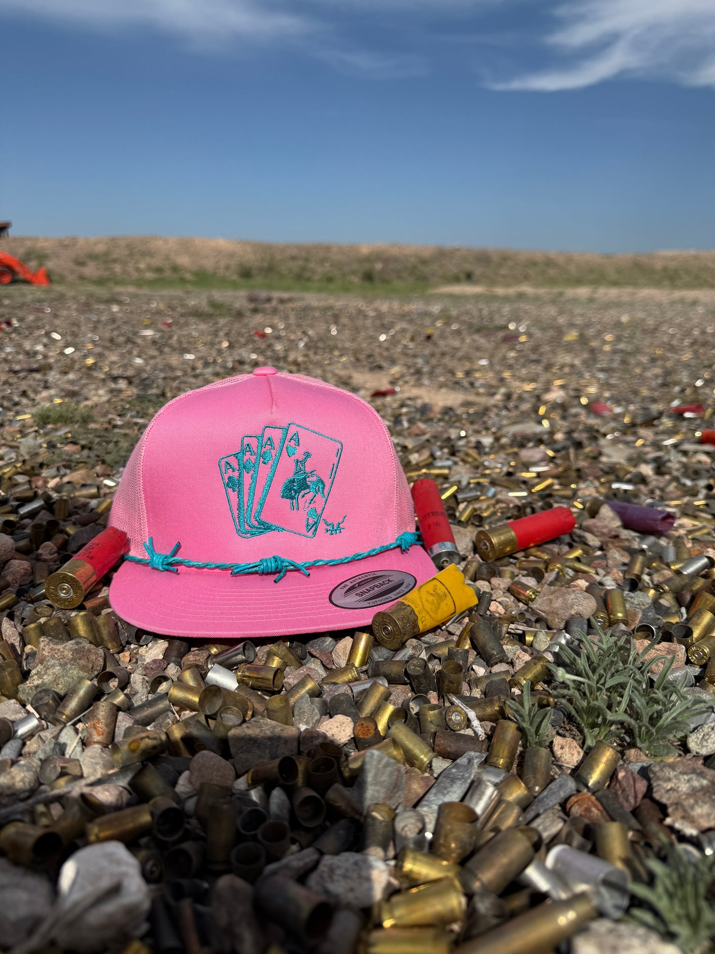 Turquoise pink gambler